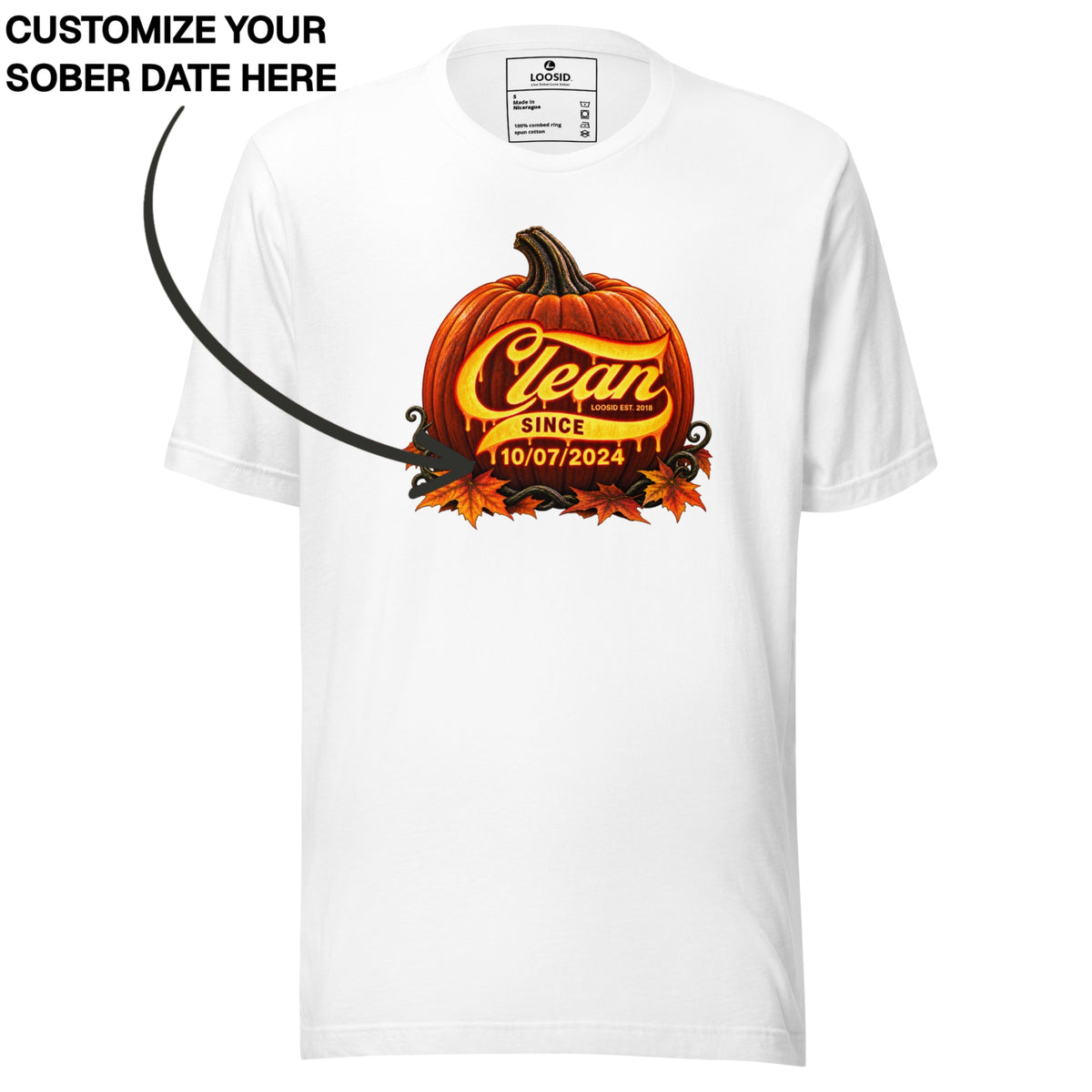Clean T Shirt | Women's Clean Since Pumpkin