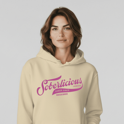 Soberlicious Recovery Hoodie fit detail (view 9)