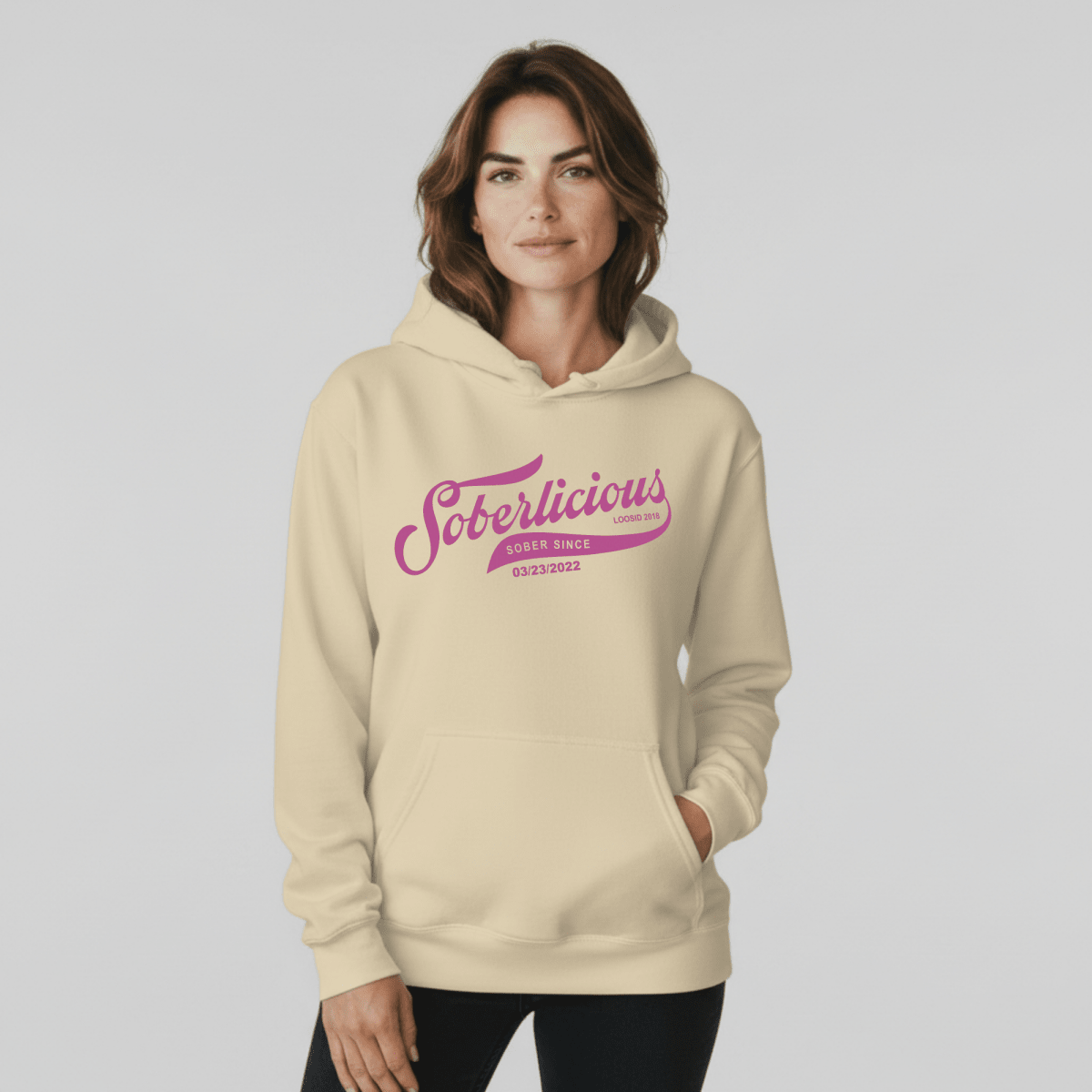 Soberlicious Recovery Hoodie product photo (view 10)