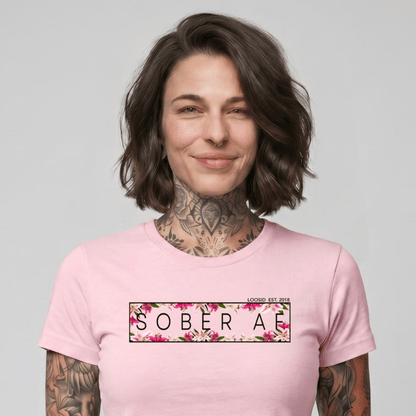 Sober T Shirt | Women's Sober AF Lily