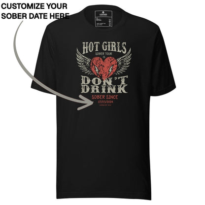 Sober T Shirt | Women's Hot Girls Don't Drink