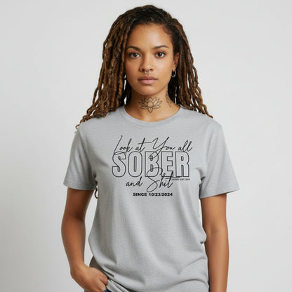 Look At You Sober Sober T Shirt fit detail (view 19)
