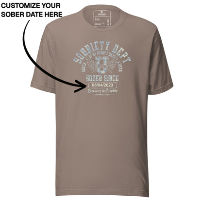Sober T Shirt | Men's Sobriety Dept