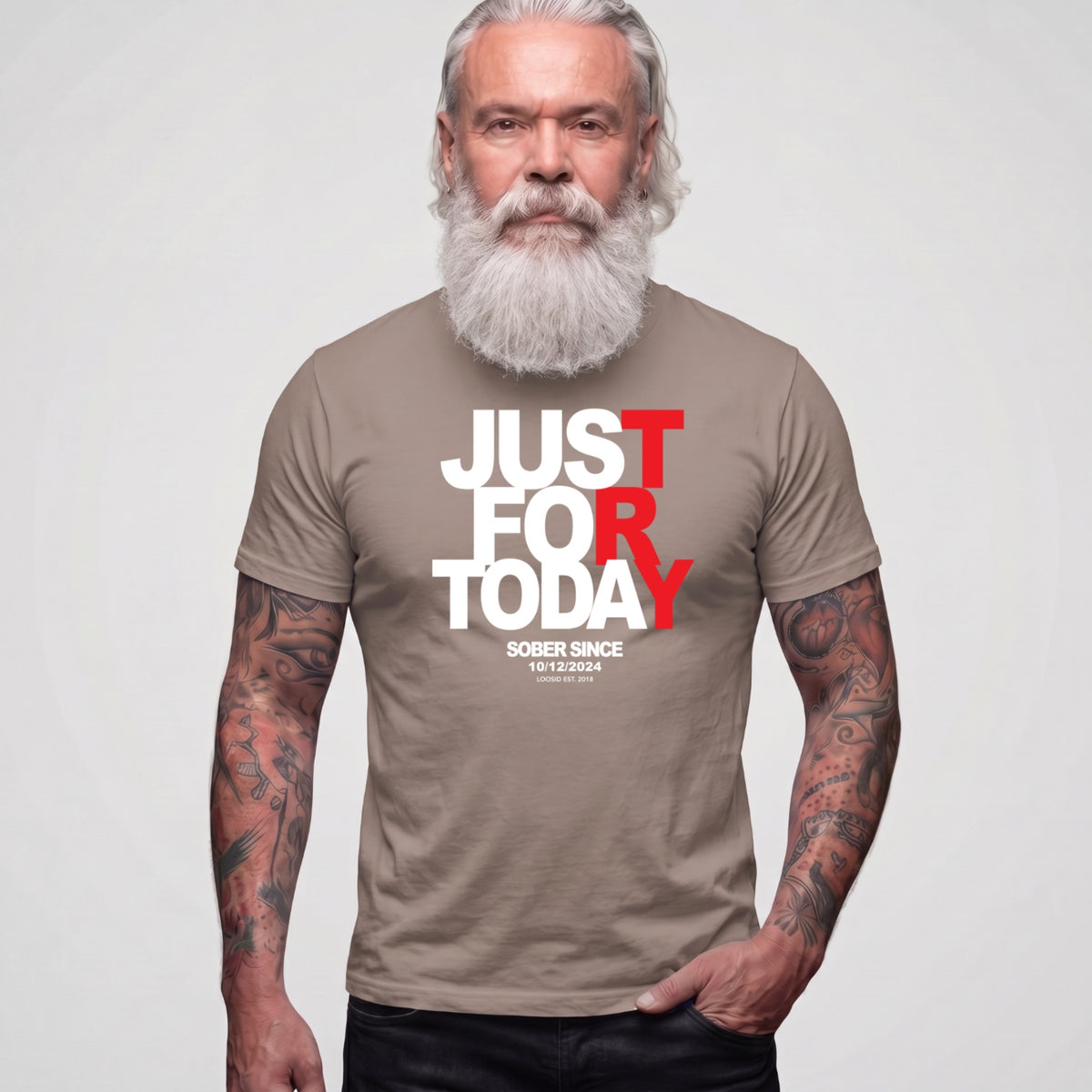 Sober T Shirt | Men's Just For Today