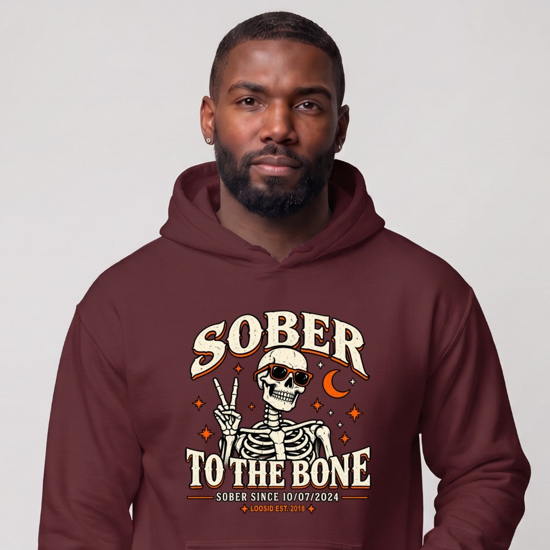 Recovery Hoodie | Men's Sober To The Bone