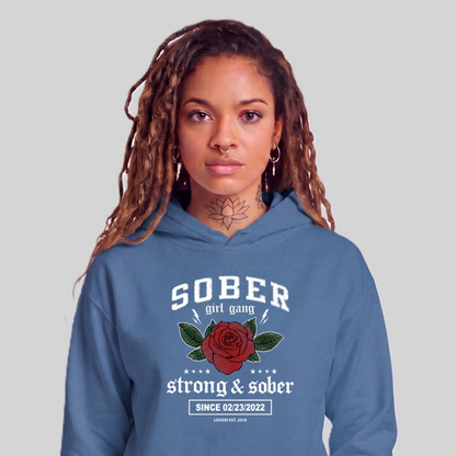 Recovery Hoodie | Women's Sober Girl Gang Strong & Sober