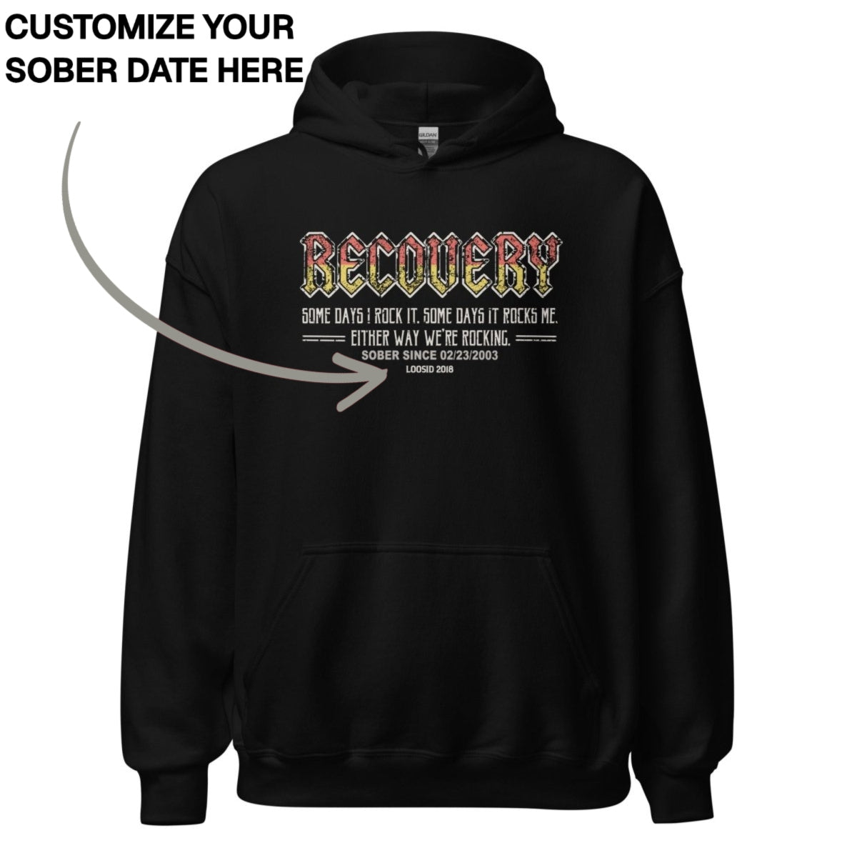 Recovery Hoodie | Men's Recovery Rocks