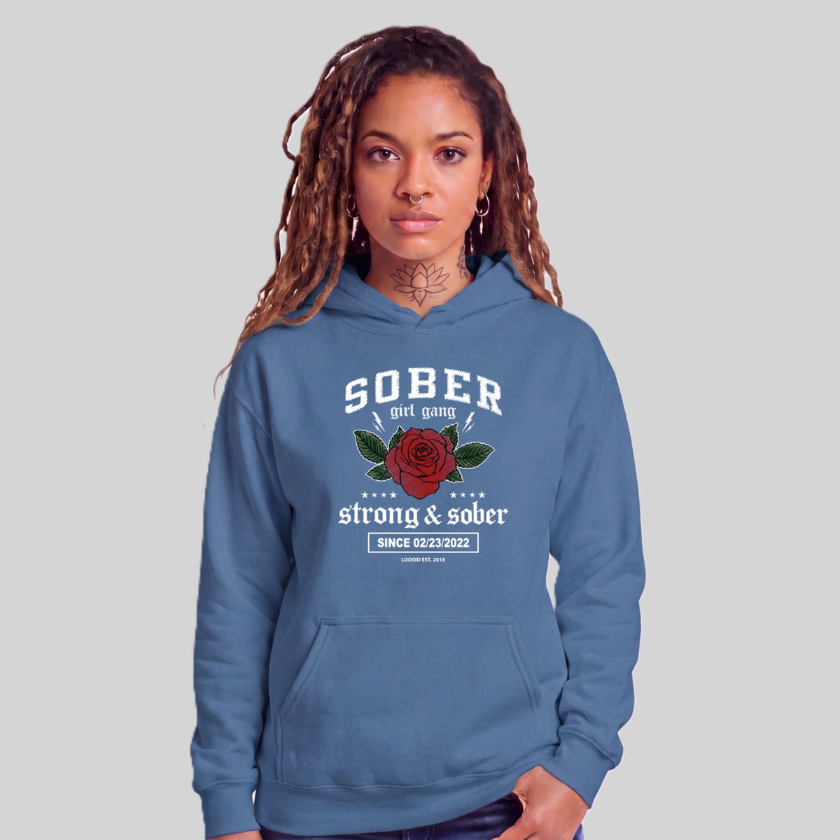 Recovery Hoodie | Women's Sober Girl Gang Strong & Sober