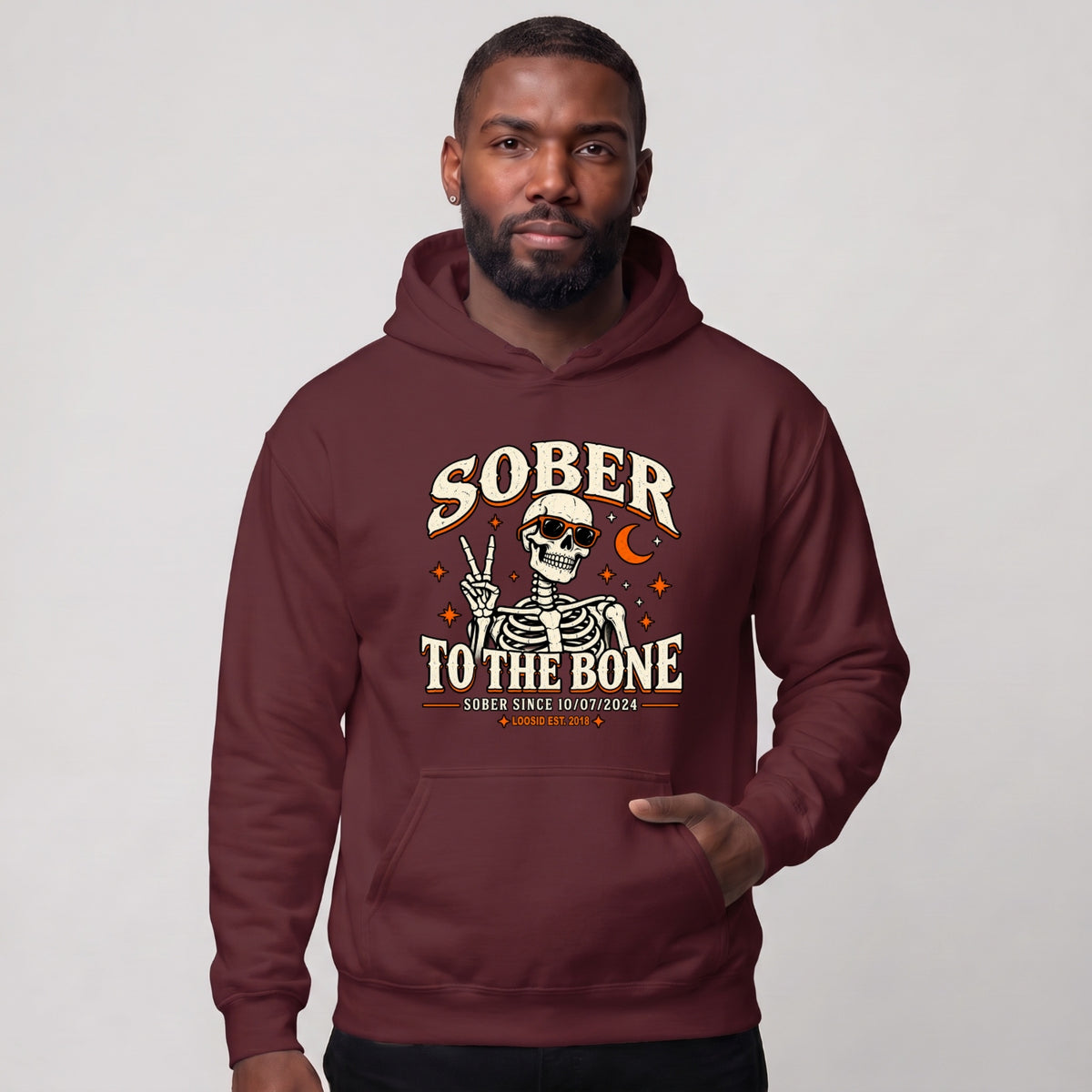 Recovery Hoodie | Men's Sober To The Bone