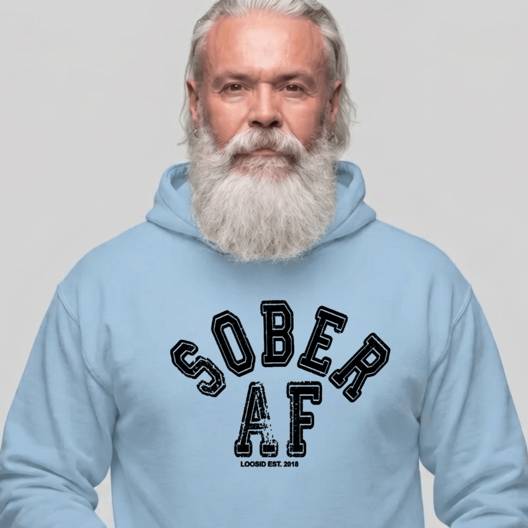 Recovery Hoodie | Men's Sober AF Collegiate
