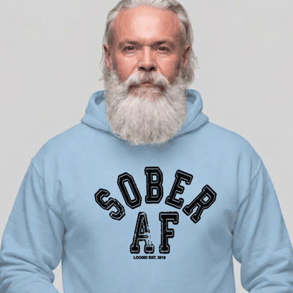 Recovery Hoodie | Men's Sober AF Collegiate