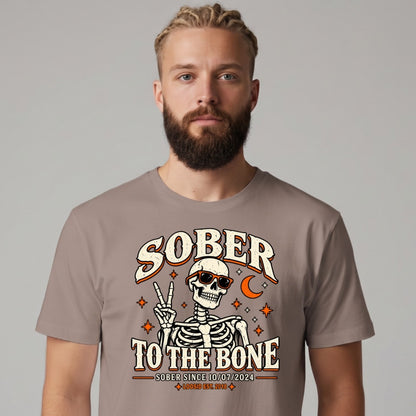 Sober T Shirt | Men's Sober To The Bone
