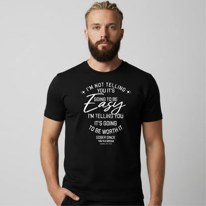 I'm Not telling Sober T Shirt lifestyle view (view 5)
