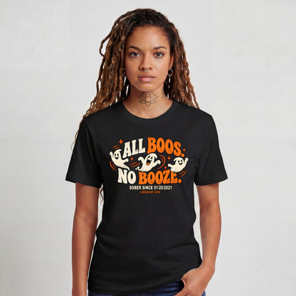 Sober T Shirt | Women's All Boos No Booze