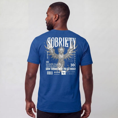 Sober T Shirt | Men's Phoenix Sobriety Reborn Limited-Edition