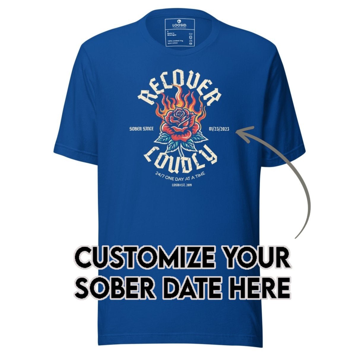 Sober T Shirt | Men's Recover Loudly