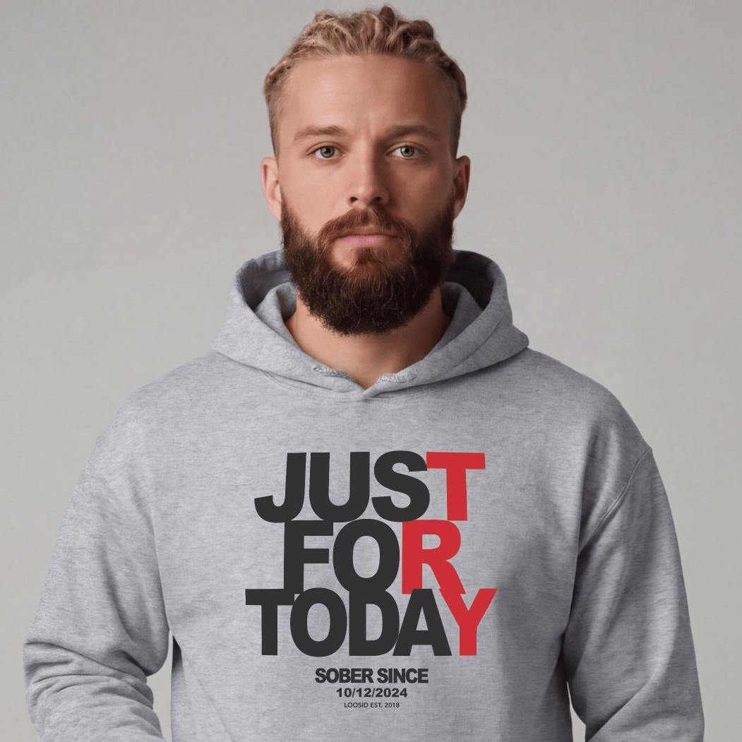 Recovery Hoodie | Men's Just For Today Hoodie