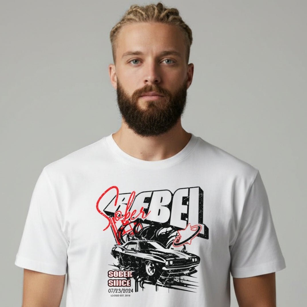 Sober T Shirt | Men's Sober Rebel