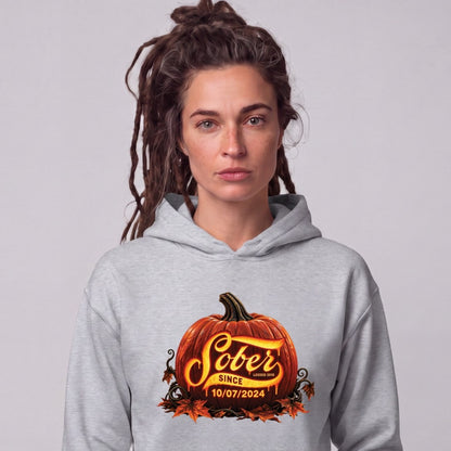 Recovery Hoodie | Women's Sober Since Pumpkin