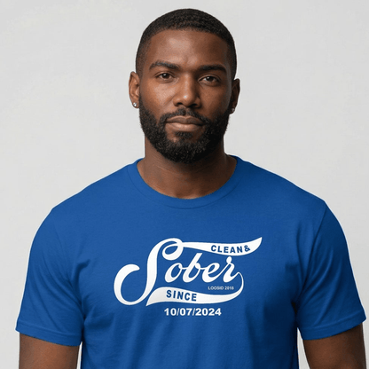 Sober T Shirt | Personalized Sober Since Shirt with Custom Date