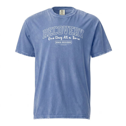 Sober T Shirt | Men's Recovery Looks Good On You Garment-Dyed Tee