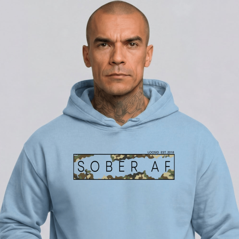 Recovery Hoodie | Men's Sober AF Camo