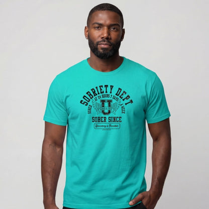 Sober T Shirt | Men's Sobriety Dept 24/7