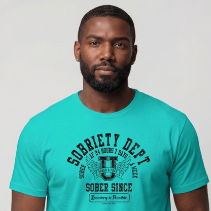 Sober T Shirt | Men's Sobriety Dept 24/7
