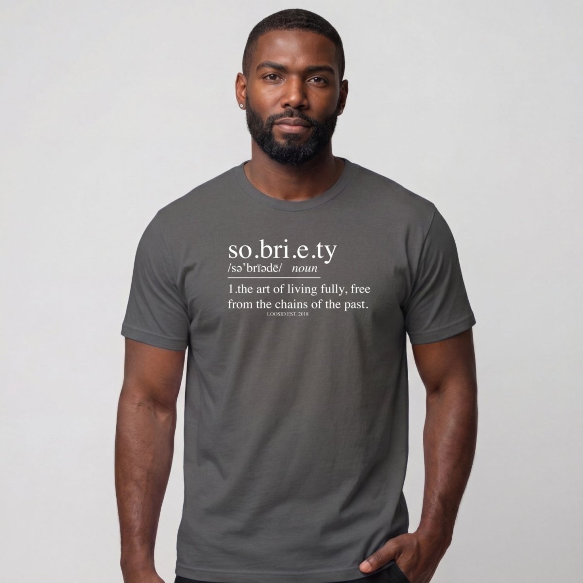 Sober T Shirt | Men's Sobriety Definition