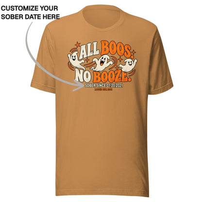Sober T Shirt | Women's All Boos No Booze