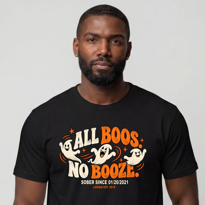 Sober T Shirt | Men's All Boos No Booze