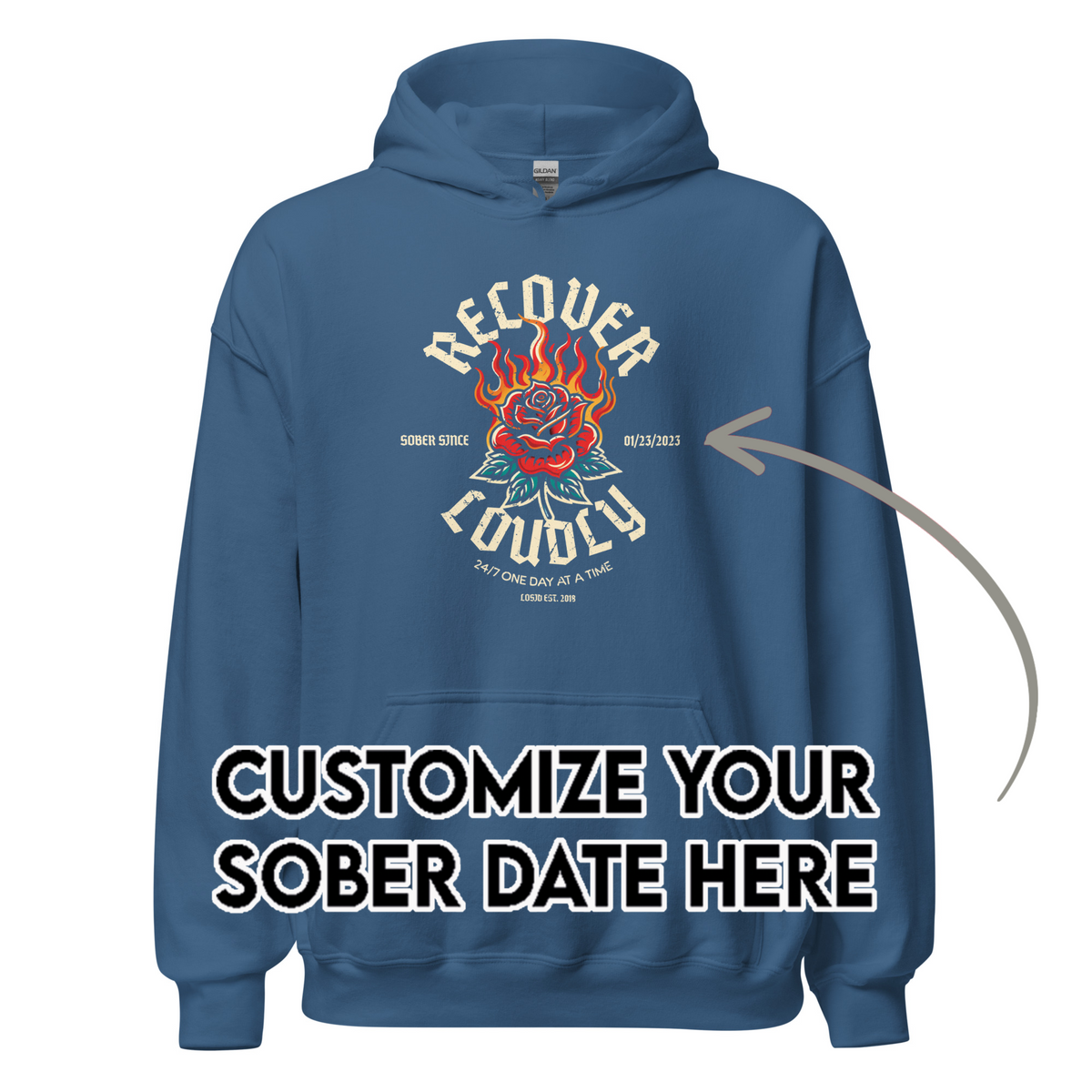 Recovery Hoodie | Men's Recover Loudly