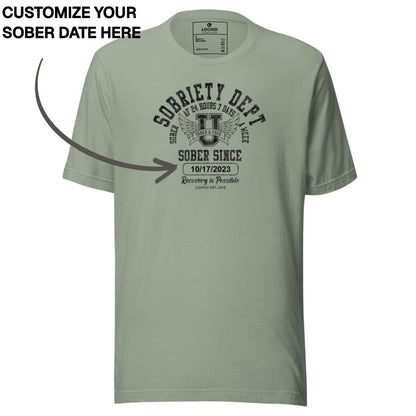 Sober T Shirt | Women's Sobriety Dept 24/7