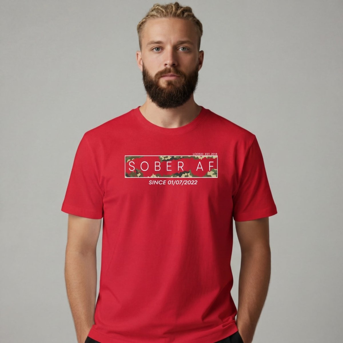 Sober T Shirt | Men's Sober AF Camo
