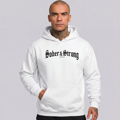 Recovery Hoodie | Men's Old School Sober & Strong
