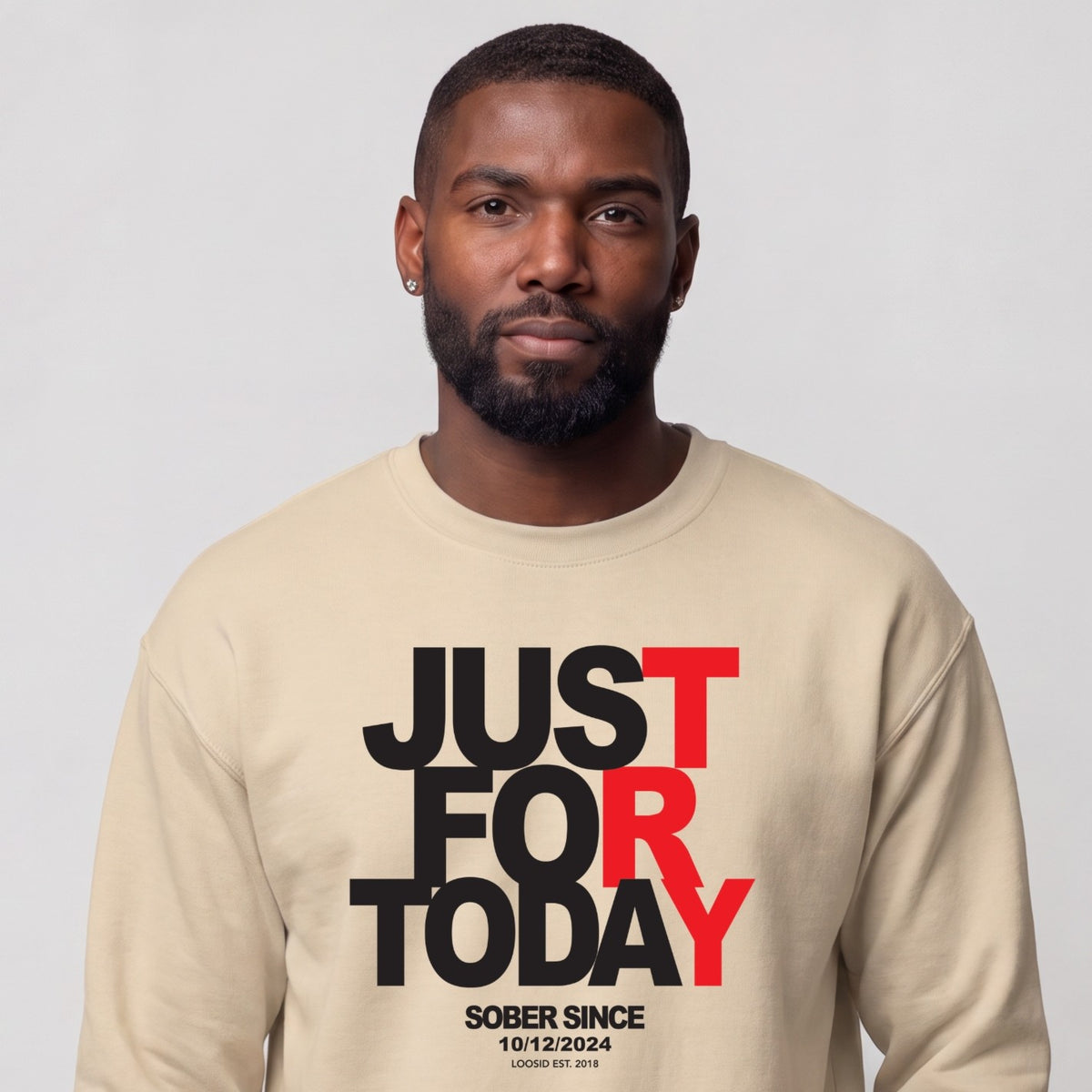 Sober Sweatshirt | Men's Just For Today
