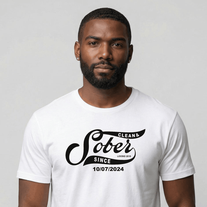Sober T Shirt | Personalized Sober Since Shirt with Custom Date