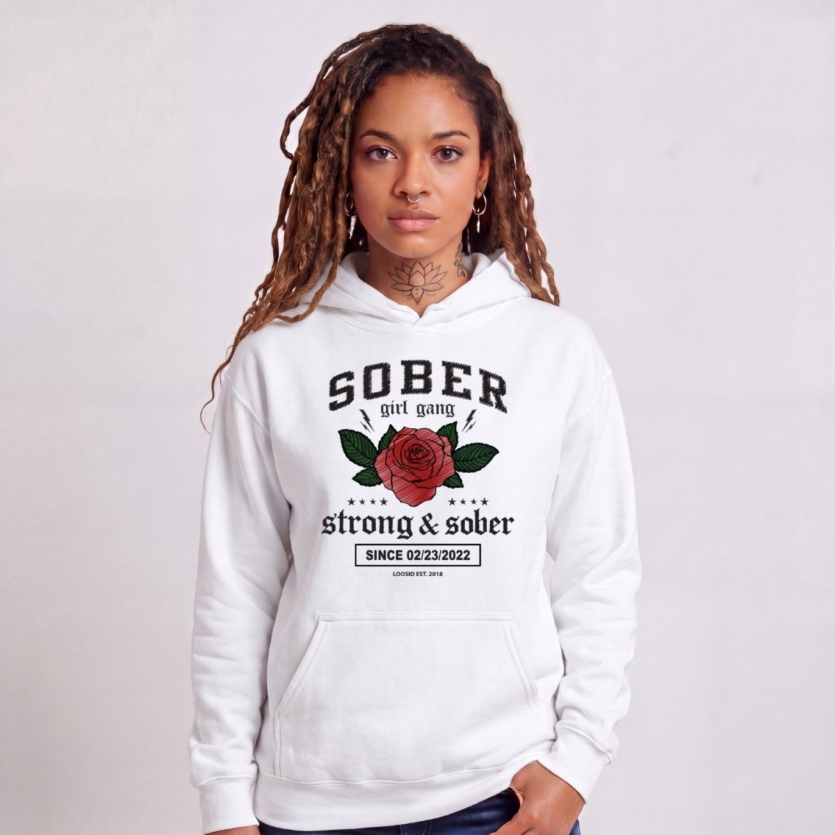 Recovery Hoodie | Women's Sober Girl Gang Strong & Sober