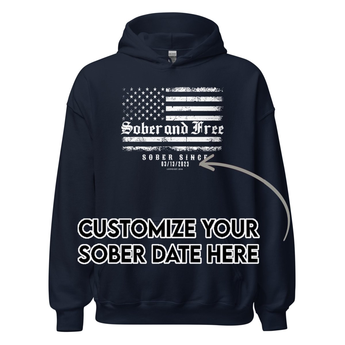 Recovery Hoodie | Men's Sober and Free