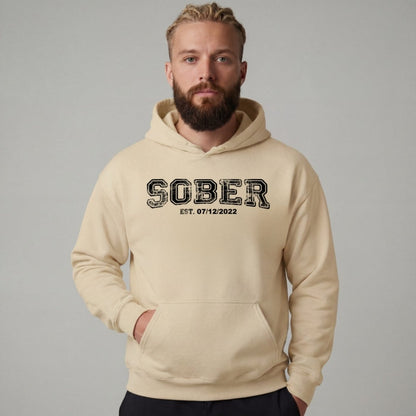 Recovery Hoodie | Men's Sober Est. Collegiate