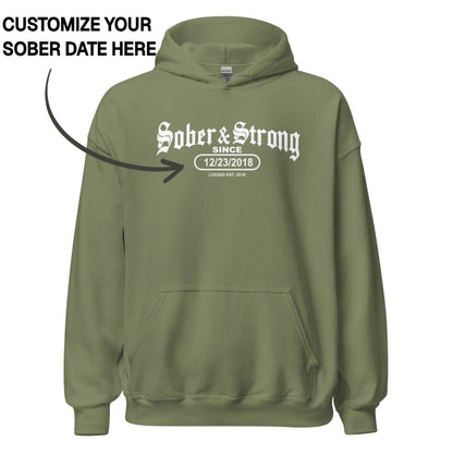 Recovery Hoodie | Unisex Sober & Strong