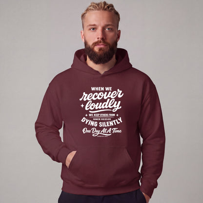 Recovery Hoodie | Men's When We Recover Loudly