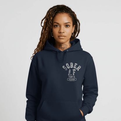 statement sober apparel recovery hoodie