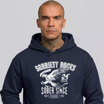 Recovery Hoodie | Men's Sobriety Rocks