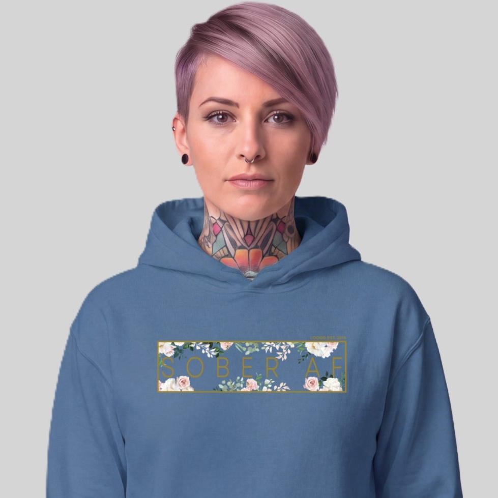 Recovery Hoodie | Women's Sober AF Flower