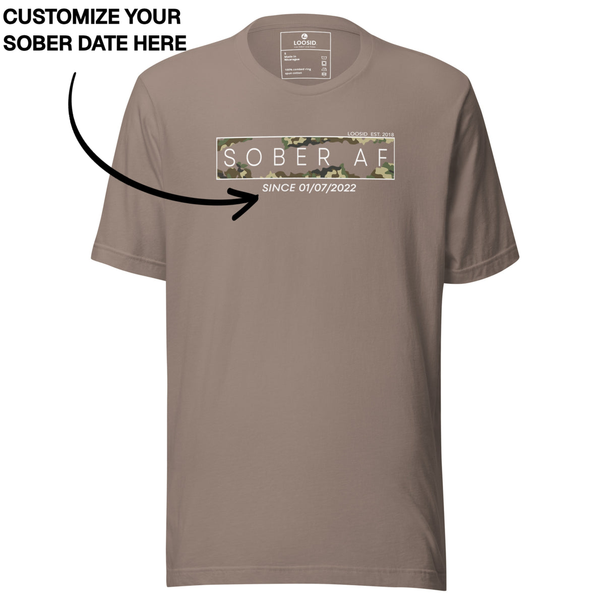 Sober T Shirt | Men's Sober AF Camo