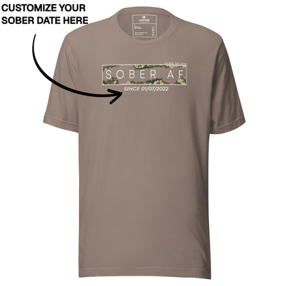 Sober T Shirt | Men's Sober AF Camo