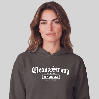 Recovery Hoodie | Women's Old School Clean & Strong