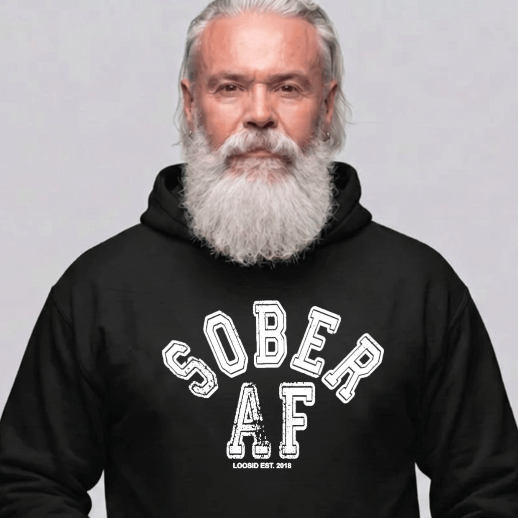 Recovery Hoodie | Men's Sober AF Collegiate