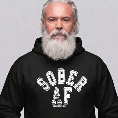 Recovery Hoodie | Men's Sober AF Collegiate
